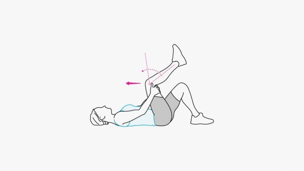 Illustration demonstrating hip strengthening exercises to help manage hip and knee pain.