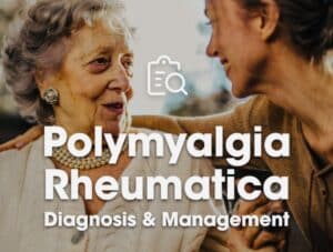 The physical manifestations of polymyalgia rheumatica, emphasizing the characteristic pain, stiffness, and inflammation in the affected muscles and joints.