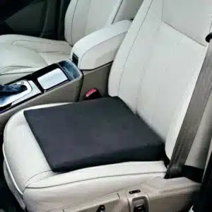 car seat wedge to help maintain the pelvis position.